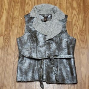 Multiples Faux Fur Jacket